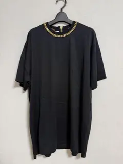 09AW ジュンヤワタナベ チェーン装飾 コクーン ニットワンピース M