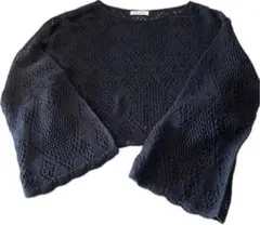 BEAUTY&YOUTH UNITED ARROWS 透かし編みニット　美品！
