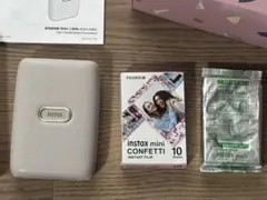 instax mini Link ベージュゴールド フィルム20枚付 中古美品