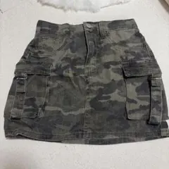 迷彩柄 カーゴミニスカートのサムネイル