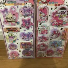 海外正規品　ハローキティ・マイメロ　水シール　ウォーターシール