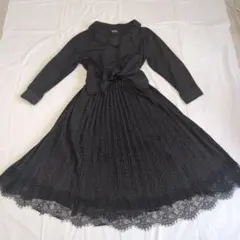 JILL STUART ドット柄長袖ワンピース