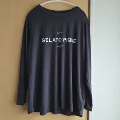 GELATO PIQUE 長袖カットソー チャコールグレー