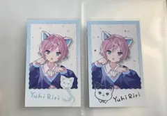 夕陽リリ 箔押しあり にじさんじわんにゃんdays チェキ風カード
