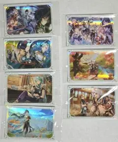原神 ウエハース 第2弾 シール 7点