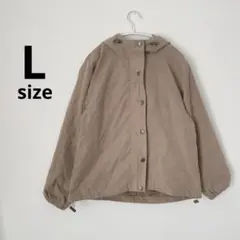 Blisterm フード付きジャケット　ブルゾン　Lサイズ　キャメル