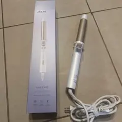 ANLAN 自動カールアイロン ホワイト・ゴールド