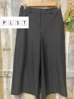 PLST オフィスカジュアル　クロップド　ハーフパンツ
