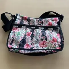 LeSportsac フラワープリント ショルダーバッグ