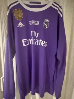 レアル・マドリード 16/17UCL決勝 カーディフロナウド7長袖 ユニフォーム レアル・マドリード 16/17UCL決勝 カーディフロナウド7長袖