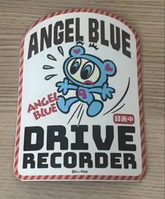 ANGEL BLUE 車用ステッカー (マグネット仕様)