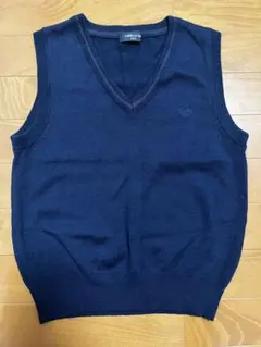 COMME ÇA ISM ニットベスト 150A ネイビー