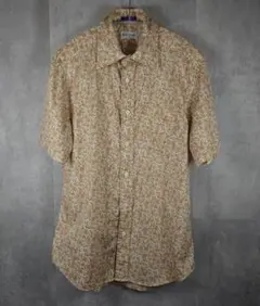 Paul Smith LONDON 半袖シャツ 花柄 総柄 M カラーステイありのサムネイル