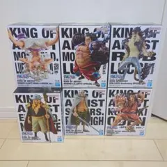 ワンピース KING OF ARTISTフィギュア 6個セット1番くじ下位賞付き ワンピース KING OF ARTISTフィギュア 6個セット1番くじ下位賞付き