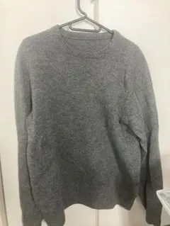 【美品】SOPH. ウール100% グレー セーター 肘当て付きのサムネイル