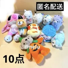 【まとめ売り】ぬいぐるみストラップ 豆しばアルパカッパティスリーヌサン宝石