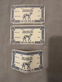 THE H.W. Dog Co. 紙タグ　3枚セット h w dog&co 紙タグ｜Yahoo!フリマ（旧PayPayフリマ）