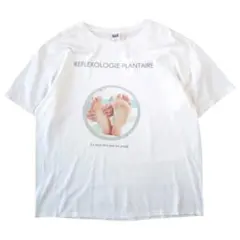 足ツボ 足つぼ フォト アート tシャツ 00s