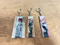 ヒロアカ原画展　メタルキーホルダー　爆豪勝己　轟焦凍　麗日お茶子