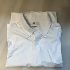 UNIQLO スーパーノンアイロンスリムフィット 長袖シャツ M