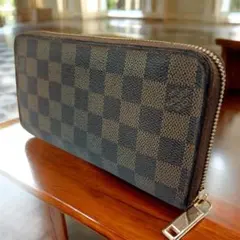 【美品】ルイ・ヴィトン　ジッピーウォレット　ダミエ　長財布　#25