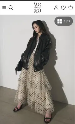 ANDREA&Co. アンドレアアンドコー ボリュームフリルチュールスカート