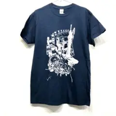 【SALE】『兵は担った』シルクスクリーンTシャツ ネイビー Mサイズ