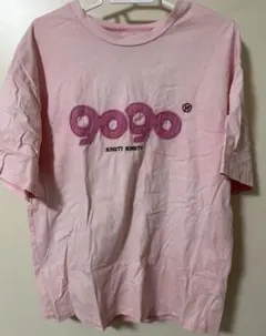 9090 Tシャツ ピンク　OG Logo Vintage tee
