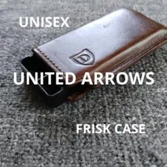 【UNITED ARROWS】レザー フリスクケース 茶のサムネイル