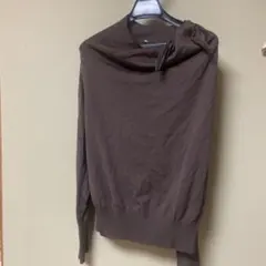 support surfacing 21日までブラウンニットセーター