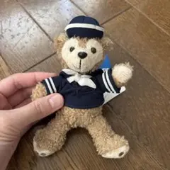 ダッフィー 海軍風キーホルダー 約15cm