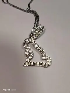 スワロフスキー Swarovski うさぎデザイン ネックレス シルバー