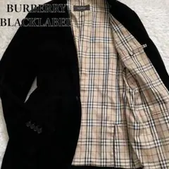 美品✨BURBERRY BLACKLABEL ベロア　テーラードジャケット