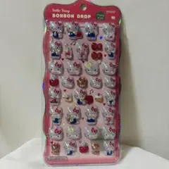 正規品 ハローキティ ボンボンドロップシールchurukiraちゅるきらレッド