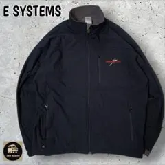 e systems 人気 企業刺繍ロゴシェルジャケットトラックジャケット