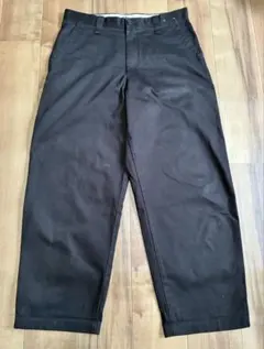 UNIQLO ユニクロ ワイドフィットチノ ブラック 黒 85