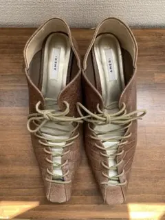 Ameri VINTAGE レースアップ パンプス　バブーシュ　Ｌ