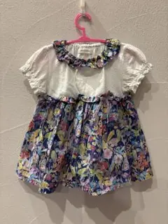 Sense of Wonder 花柄ワンピース ブルマセット　70-80cm