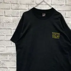 USA製90sヴィンテージTシャツ！シングルステッチ　ブラック半袖古着XL26