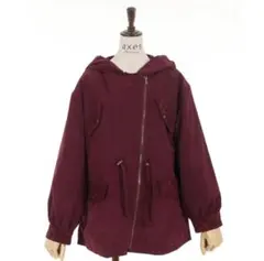 【新品未使用タグ付】axes femme ライダースマウンテンパーカー