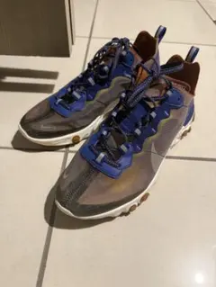 NIKE ナイキ　軽量ランニングシューズ グレー/ブルーのサムネイル