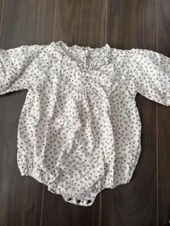 MONBEBE 花柄ロンパース　Ｌ