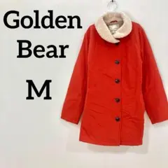 【Golden Bear ボア襟コート ナイロン中綿ジャケット M】のサムネイル