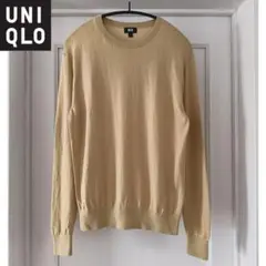 UNIQLO/ユニクロ ウォッシャブルコットンメリノクルーネックセーター