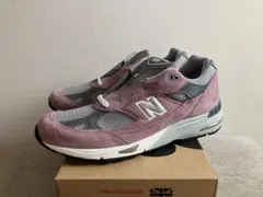 新品 31cm New Balance 991 Pink Gray M991PG