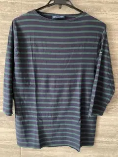 SAINT JAMES 七分袖カットソー ネイビーグリーン