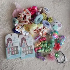 ネイルチップ・ヘアピン・ヘアゴム・シュシュ