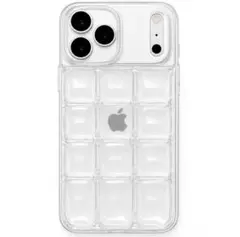 ぷっくり iPhone17proケース クリア