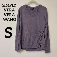 美品✨SIMPLY VERA VERA WANG 【S】パープル長袖Tシャツ