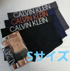 CALVIN KLEIN　 ボクサーパンツ 　3枚セットSサイズ　黒、紺、グレー